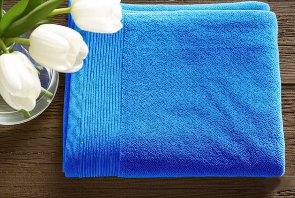 6 Pieces Pure Egyptian Cotton Towel Set – Cornflower