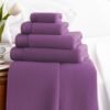6 Pieces Pure Egyptian Cotton Towel Set – Lavender