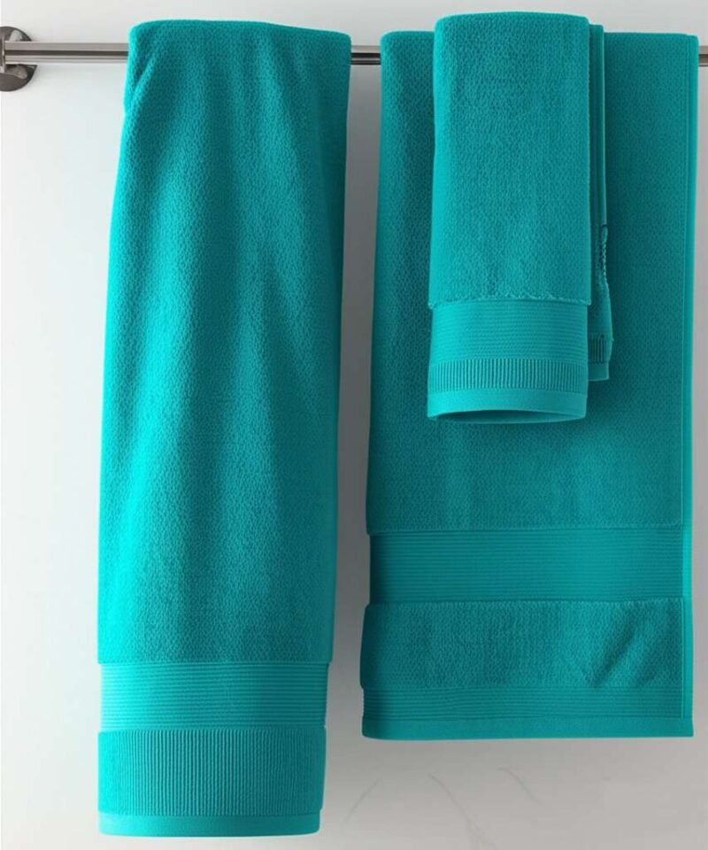 6 Pieces Pure Egyptian Cotton Towel Set – Teal