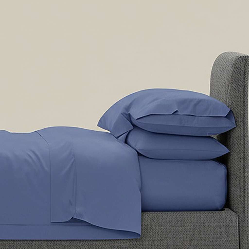 600TC Pure Cotton Sheet Set Plain – Waikawa Gray