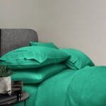 600TC Pure Cotton Sheet Set Plain - Jungle Green