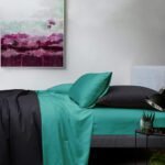 1000TC Cotton Rich Pin Stripe Sheet Set - Teal