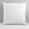 Water Resistant Quilted Pillow Protector Set – White