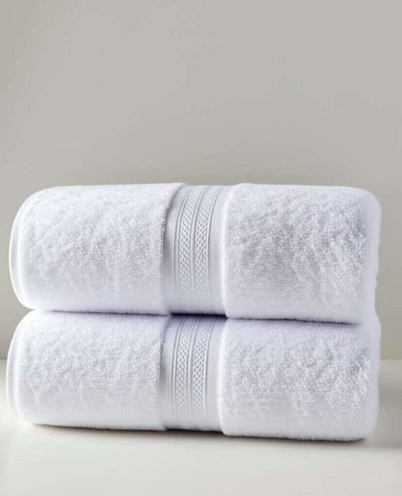 100% Pure Organic Cotton Bath Sheet – White