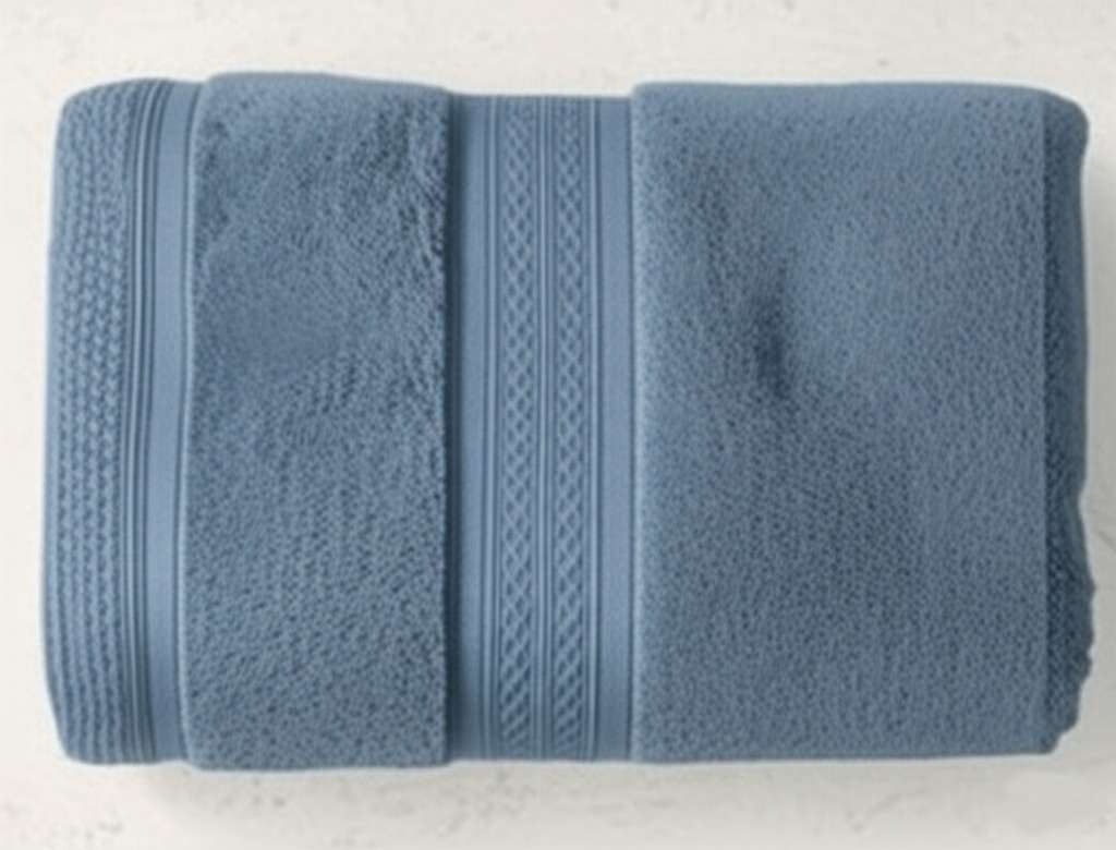100% Pure Organic Cotton Bath Towel – Cadet Grey