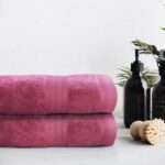 100% Pure Organic Cotton Bath Sheet - Mauvewood