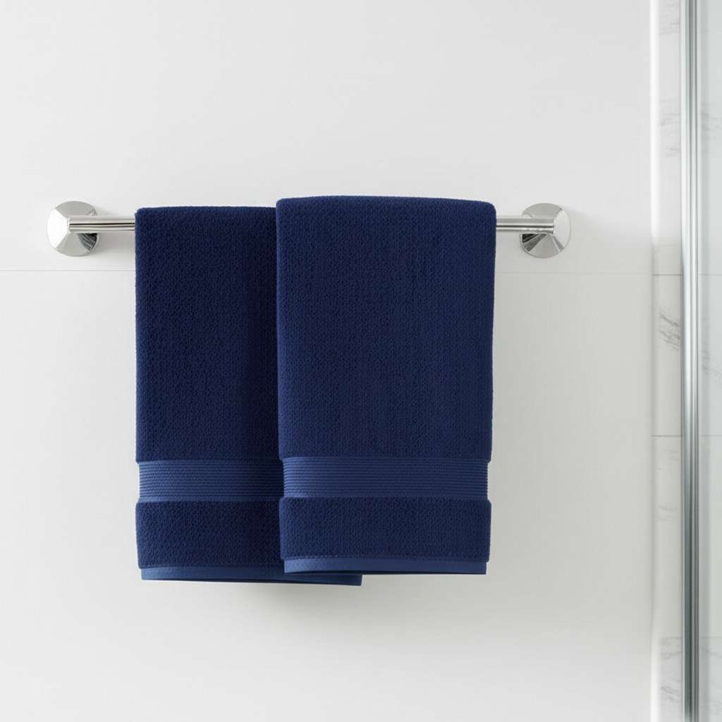 100% Pure Egyptian Cotton Bath Sheet – Navy Blue