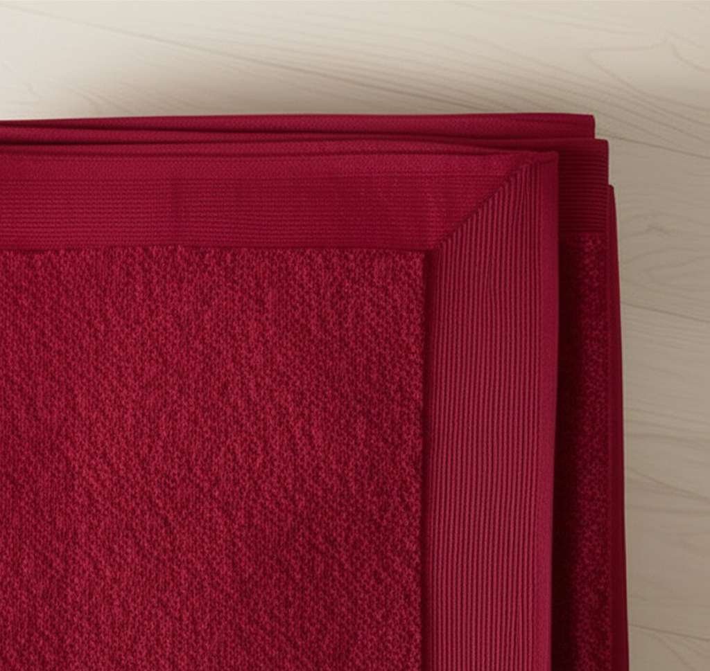 100% Pure Egyptian Cotton Bath Sheet – Wine Red