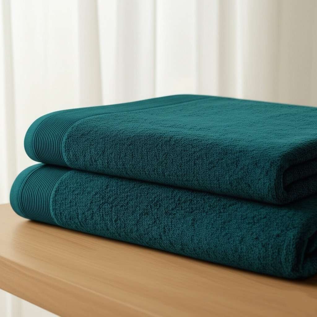 100% Pure Egyptian Cotton Bath Towel – Dark Teal