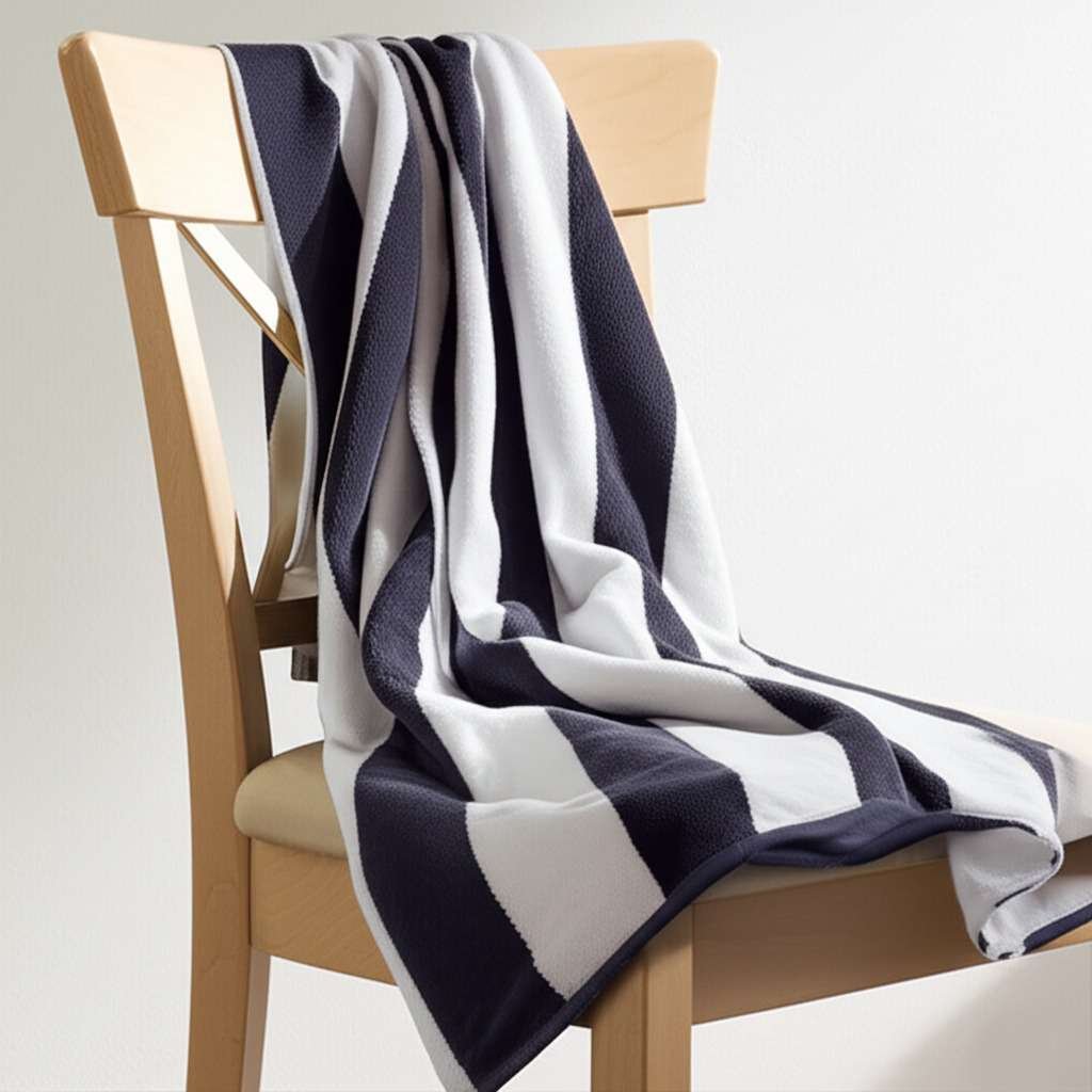 Cabana Style Stripes Beach Towel – Charcoal