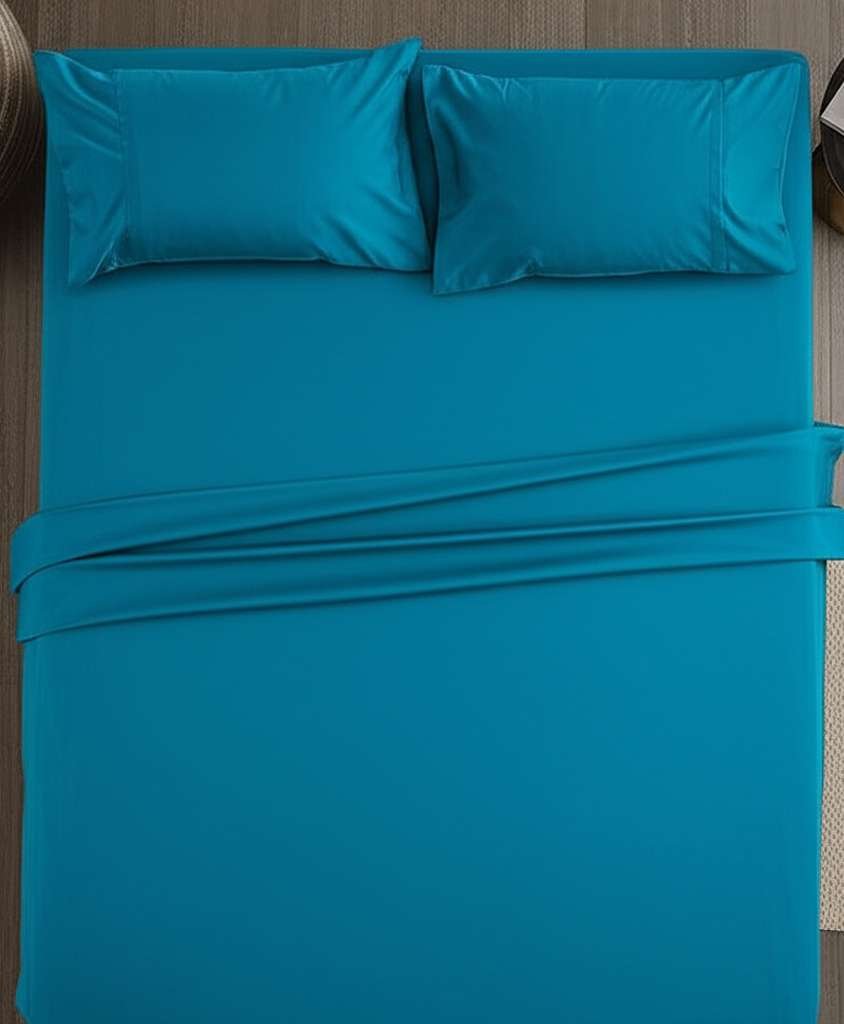 1000TC Pure Egyptian Cotton Sheet Set – Cool Blue