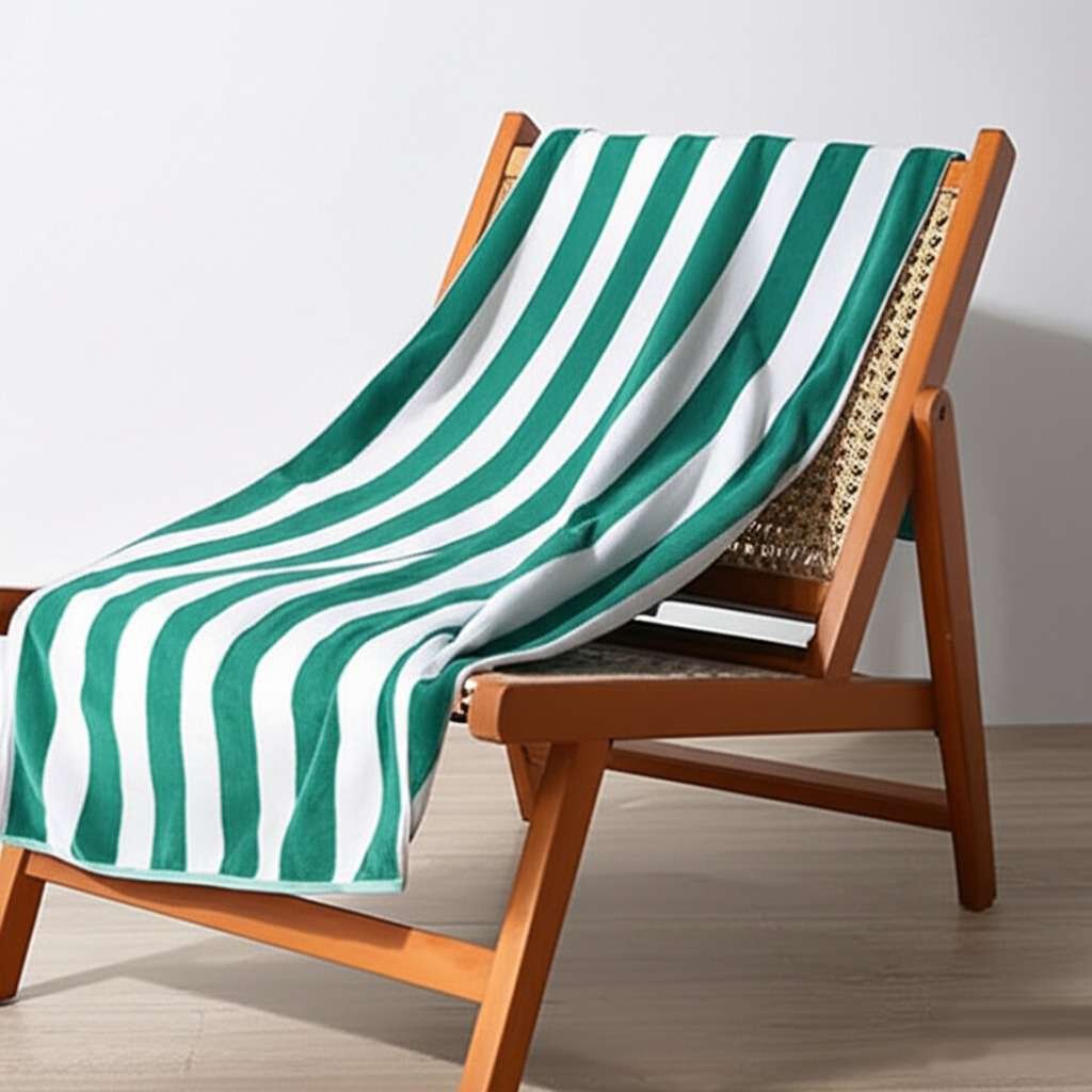 Cabana Style Beach Towel - Sea Green