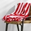 Cabana Style Stripes Beach Towel – Red
