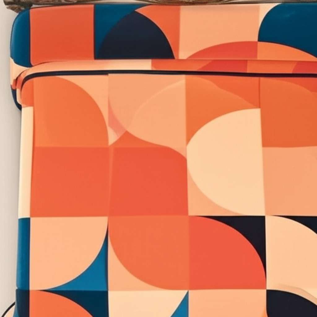 Super Soft 2kg 160 x 220 Mink Blanket – Geometric Pattern