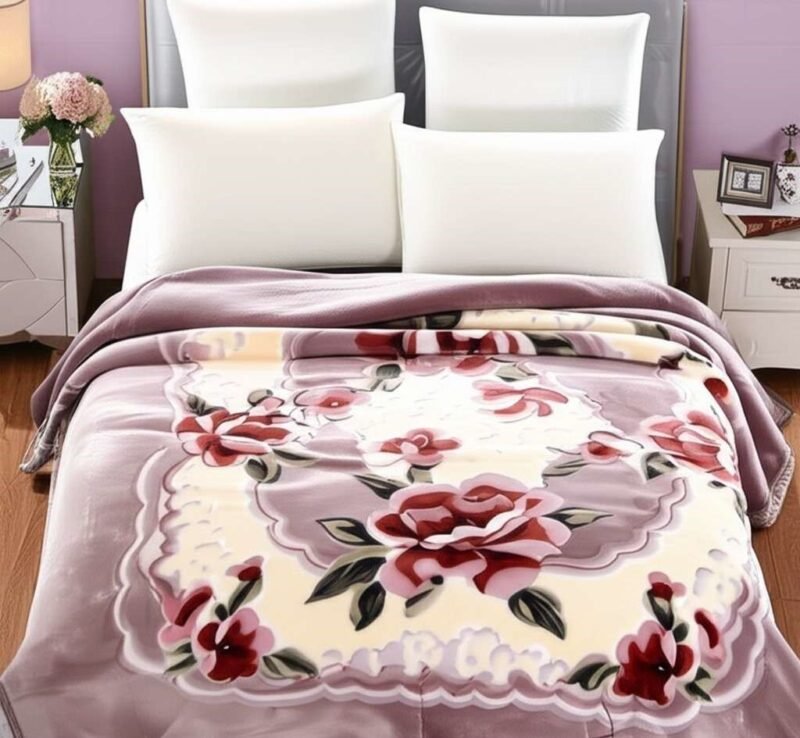Super Soft 2kg 160 x 220 Mink Blanket – Deep Lavende