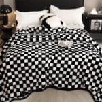 Super Soft 3kg 200 x 230 Mink Blanket - Checkerboard