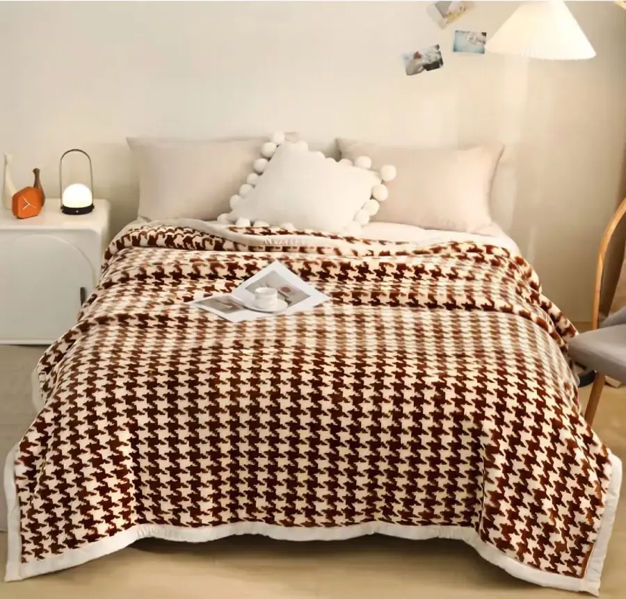 Elegant king-size quilt covers on a neatly made bed