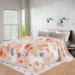 Super Soft 4kg 220 x 240 Mink Blanket - Sunset Bloom Luxe