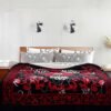 Super Soft 4kg 220 x 240 Mink Blanket – Majestic Red Scroll