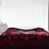 Super Soft 4kg 220 x 240 Mink Blanket – Majestic Red Scroll