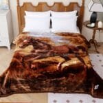 Super Soft 4kg 220 x 240 Mink Blanket - Wild Prairie Horse Blanket
