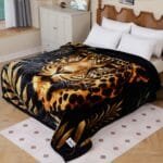 Super Soft 4kg 220 x 240 Mink Blanket - Golden Panther Luxe Blanket