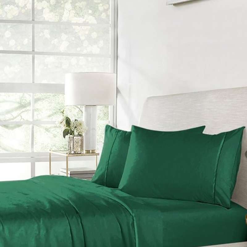 1000TC Pure Egyptian Cotton Sheet Set – Brunswick Green