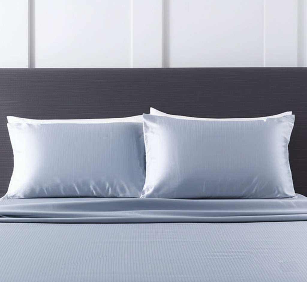 1200TC Pure Egyptian Cotton Sheet Set – Silver Grey