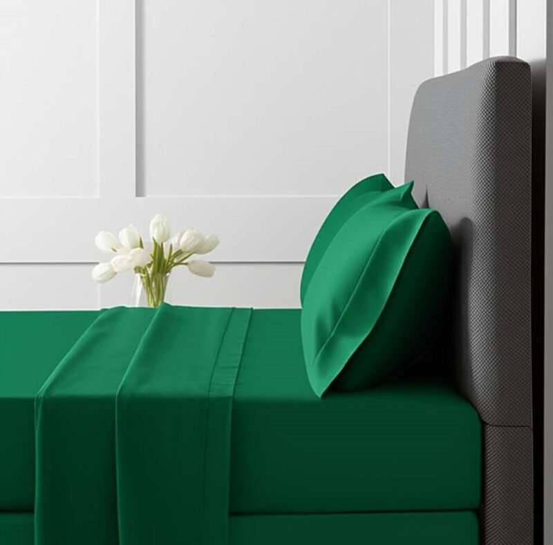 1200TC Pure Egyptian Cotton Sheet Set – Brunswick Green