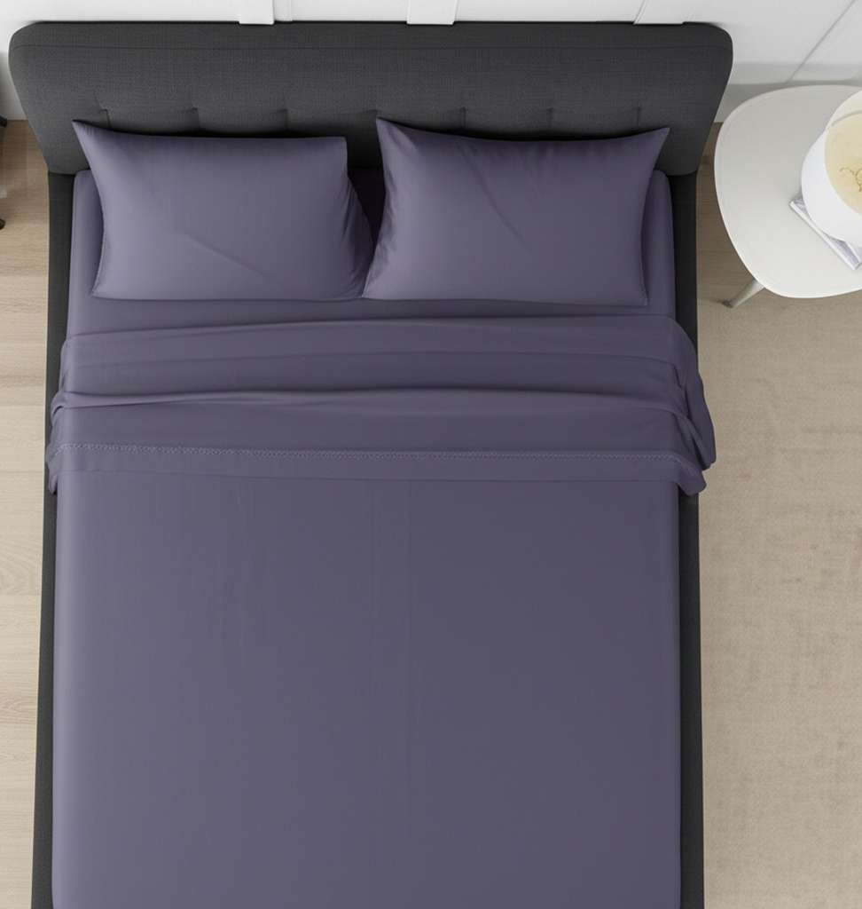 1200TC Pure Egyptian Cotton Sheet Set – Purple Passage
