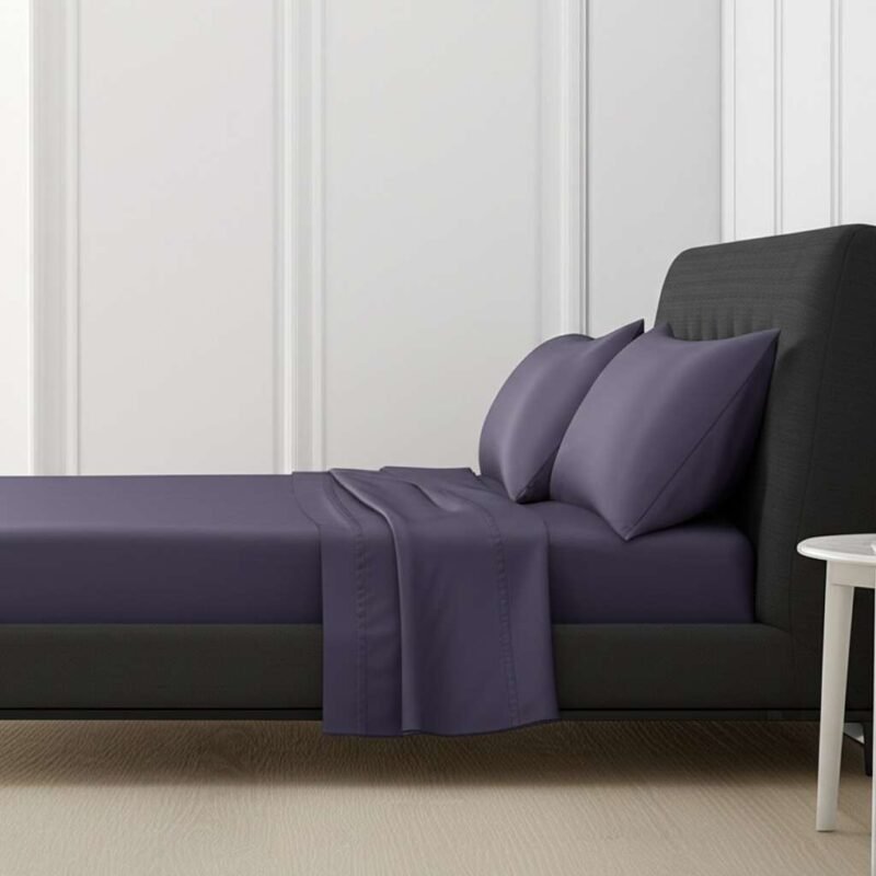 1200TC Pure Egyptian Cotton Sheet Set – Purple Passage