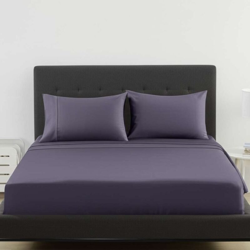 1200TC Pure Egyptian Cotton Sheet Set – Purple Passage