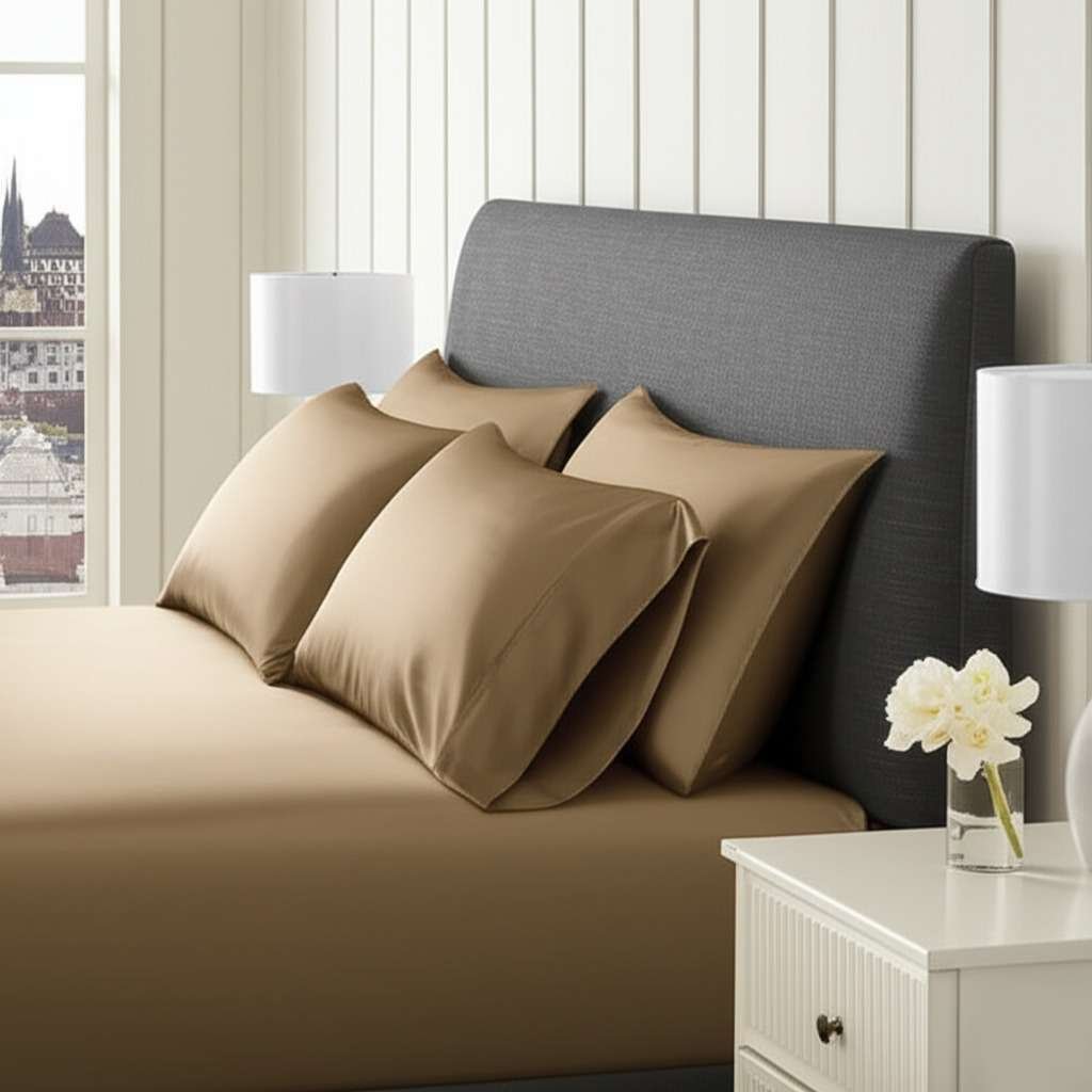 1200TC Pure Egyptian Cotton Sheet Set – Sandrift