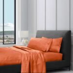 1200TC Pure Egyptian Cotton Sheet Set - Orange