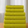 7 Pieces Pure Egyptian Cotton Towel Set – Citrus
