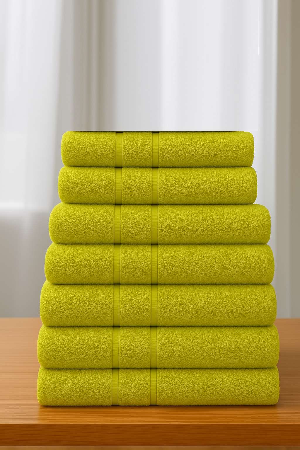 7 Pieces Pure Egyptian Cotton Towel Set – Citrus