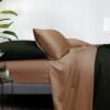 1000TC Cotton Rich Stripe Sheet Set – Brown