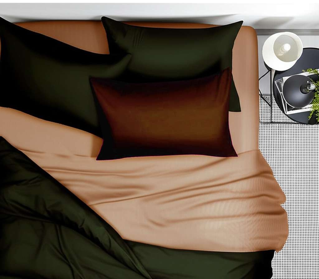 1000TC Cotton Rich Stripe Sheet Set – Brown