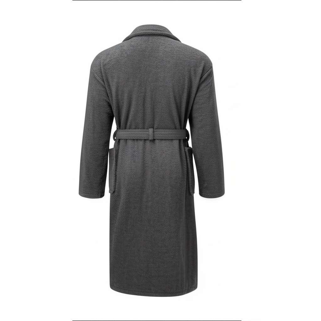 100% Cotton Terry Bathrobe Color – Charcoal