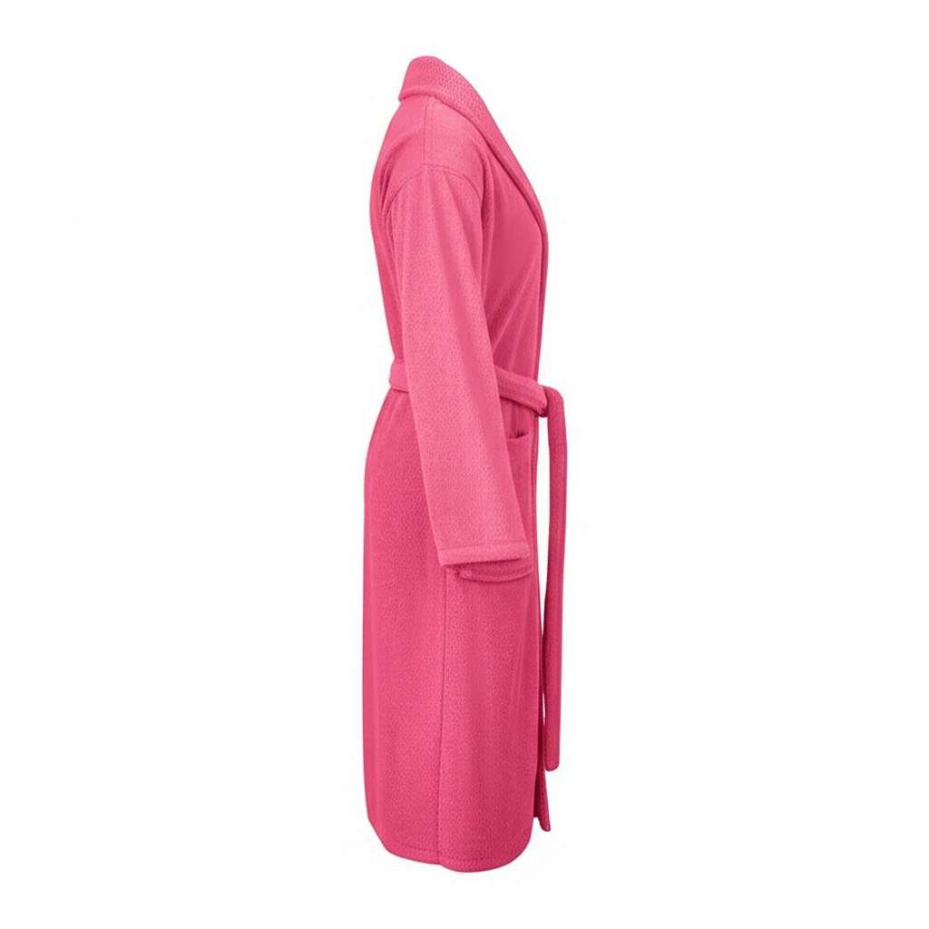 100% Cotton Terry Bathrobe Color – Dark Pink