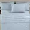 1000TC Pure Egyptian Cotton Sheet Set – Pale Blue
