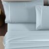 1000TC Pure Egyptian Cotton Sheet Set – Pale Blue