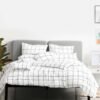 1000TC Pure Egyptian Cotton Sheet Set – Window Pane