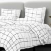 1000TC Pure Egyptian Cotton Sheet Set – Window Pane