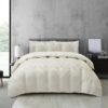 Jacquard 3 Pcs Comforter Set Design - Damask Ivory