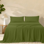 2000TC Super Soft Bamboo Sheet Set - Olive Green
