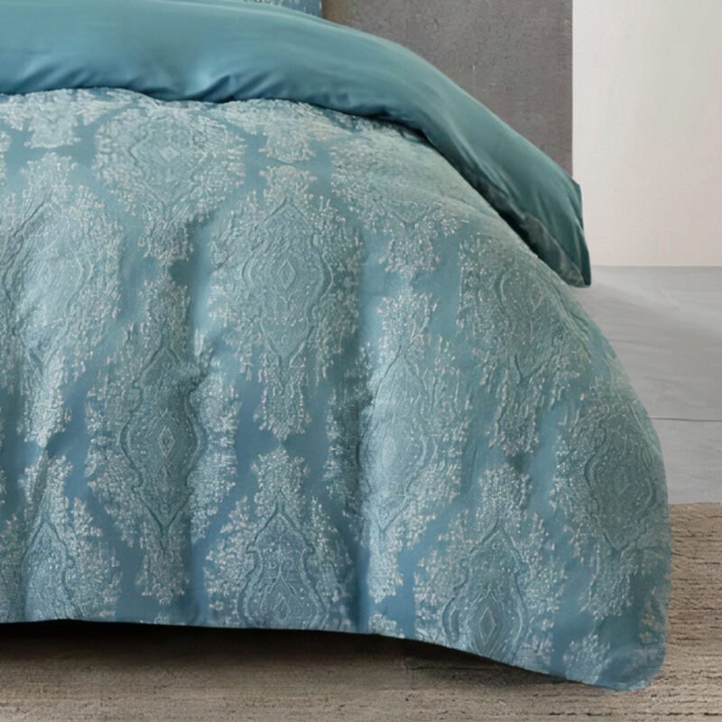 Damask Aqua Blue