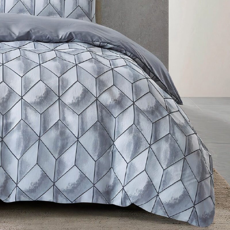 Geometric Modern Grey