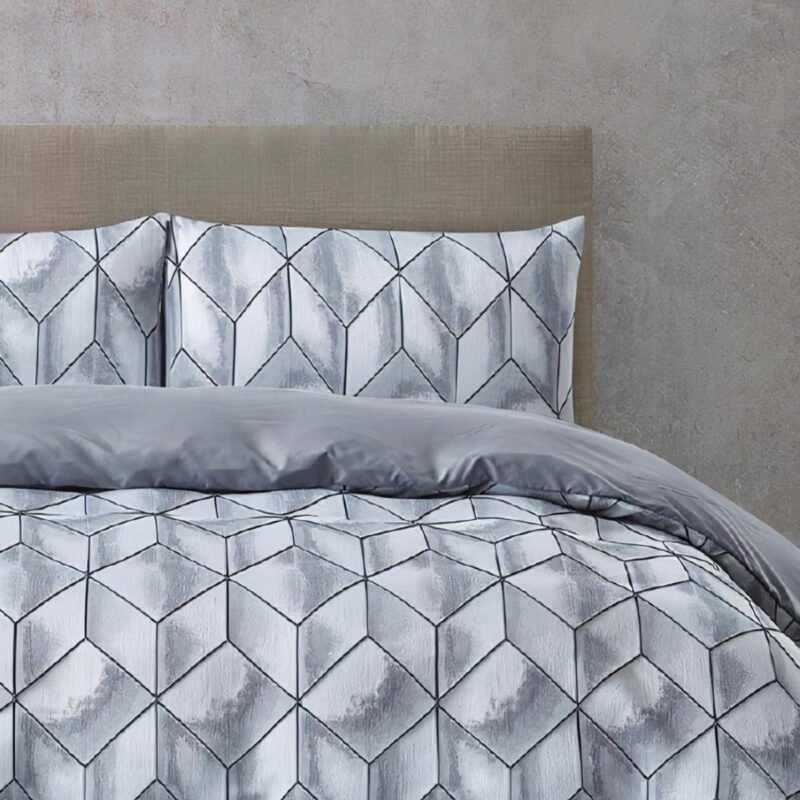 Geometric Modern Grey