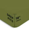 2000TC Super Soft Bamboo Sheet Set - Olive Green